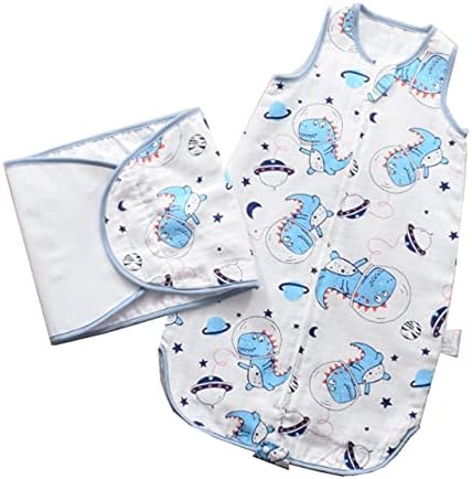 Torba za spavanje za bebe, pamučni zaslon za spavanje noseće pokrivač za 0 - 6 mjeseci, beba, baby sigurno spavanje, prostor Dinosaur Dizajn