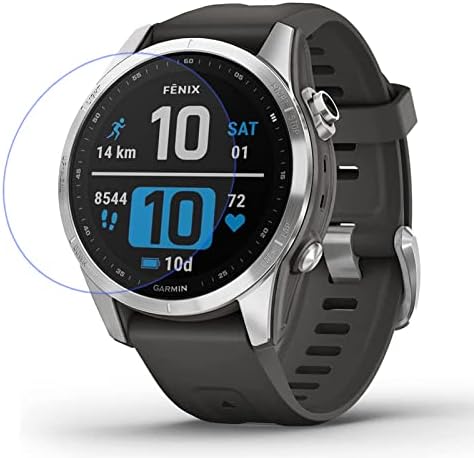 Kompatibilan je za Garmin Fenix ​​7S Smart Watch zaštitni ekran, AWADUO 0,33 mm sat kaljenog stakla zaštitnika zaslona, ​​izrađen od prave stakla
