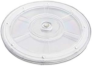 FixtureDisplays® 8 Clear Plastic Spinner Lazy Susan gramofon Organizator za spice Rack Table Cake kuhinjska ostava Decorating 16973-FBA