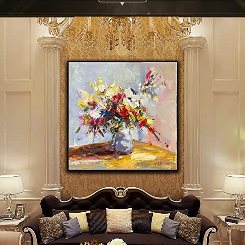 TANG XIAO XING ručno oslikana moderna utisak ulje za cvijeće dnevna soba trijem kamin dekorativna slika )