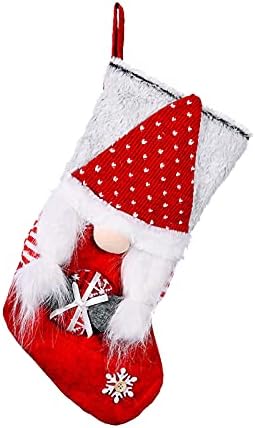 Kuća za odmor Holding Party Xmas Božićni dekor Čarapa Početna Dekor Lopni lanci