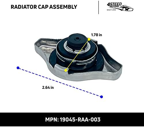 Nova montaža kape hladnjaka 19045-RAA-003 + Rezervoar za ekspanziju rashladne testere 19102-PM5-A00 + 19106-RNA-A00 Fit za Honda Accord Acura Civic Element 19045-PAA-A01