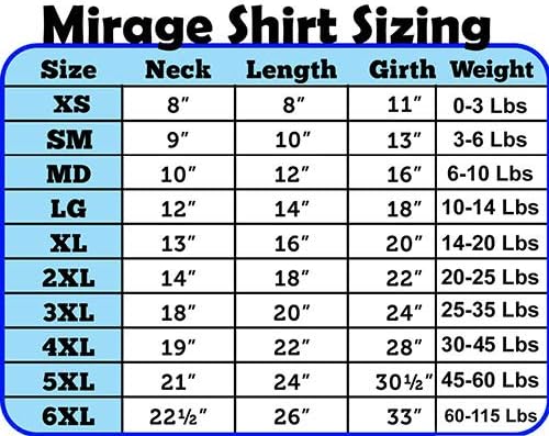 Mirage PET proizvodi Majica Candy Cane Princess, 3x-velika, beba plava