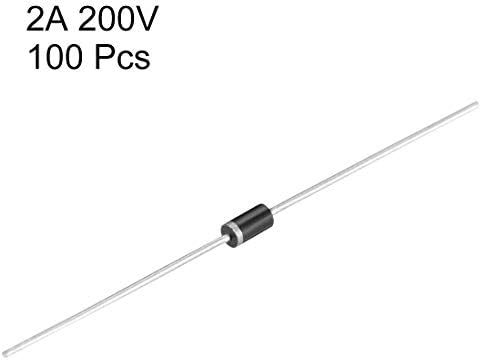 Uxcell Rectifier Diode 2a 200V elektronički silicijumske diode 100kom za Her203