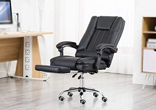 Udobna okretna stolica od Pu kože, radna stolica sa visokim naslonom podesiva po visini za sobe za sastanke