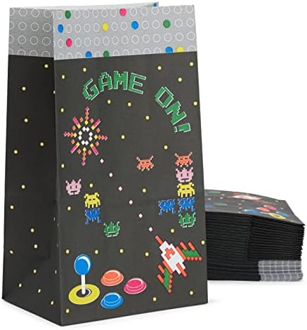 Blue Panda 36 Pack Video Game Goodie torbe za gamer Party Favors, poslastice, Retro Arcade Tema