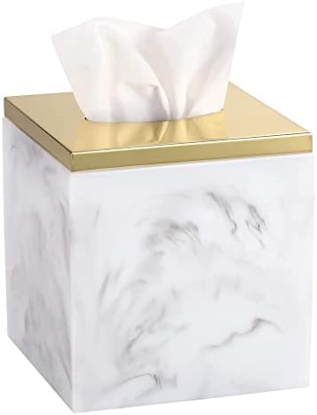 Sawqf resorna papirnatim tkivnim kutijama Poklopac kvadratnog ručnika za lice odvojivi metalni poklopac toaletni