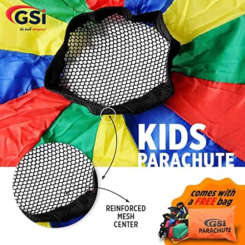 GSI djeca igraju padobransku igru Rainbow padobranske igračke za šatore za djecu gimnastičke kooperativne