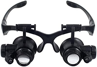 Wszjj nošenje naočara za uvećanje posmatranje uvećanje naočara za glavu nošenje naočara za uvećanje prenosivo sočivo sa LED diodom