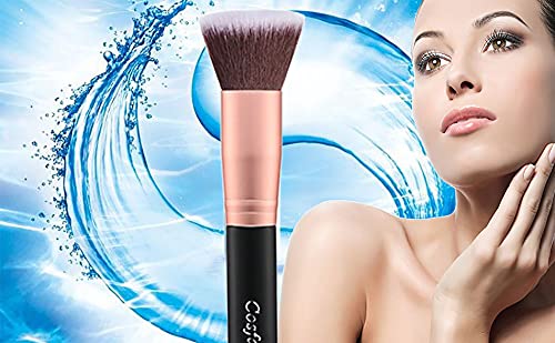Stan Top Foundation Kabuki četkica za miješanje tekućine, krem ​​puder mineralna makeup kozmetika - Buffing,