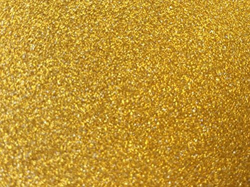Longshine-US10 listovi 12 x 8 premium meko zlatni dodir Glitterstock 250gms Pjenušačka karta DIY zanat za zabavu