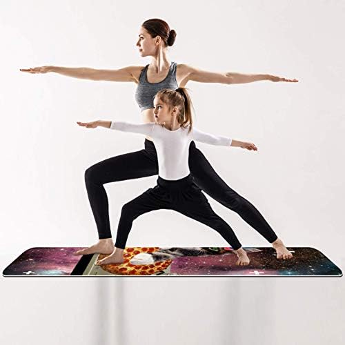 Cat Star Sky Pizza Premium Thick Yoga Mat Eco Friendly gumeni Health&fitnes neklizajuća prostirka za