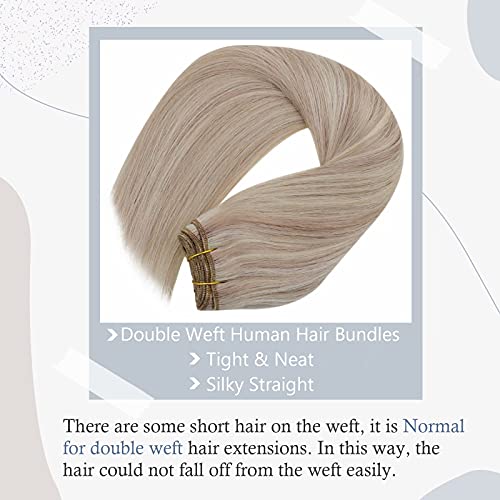 Easyouth 12 inča jedno pakovanje ekstenzija za kosu potke i jedno pakovanje ekstenzija za kosu od potke ljudska boja kose plavi pramenovi
