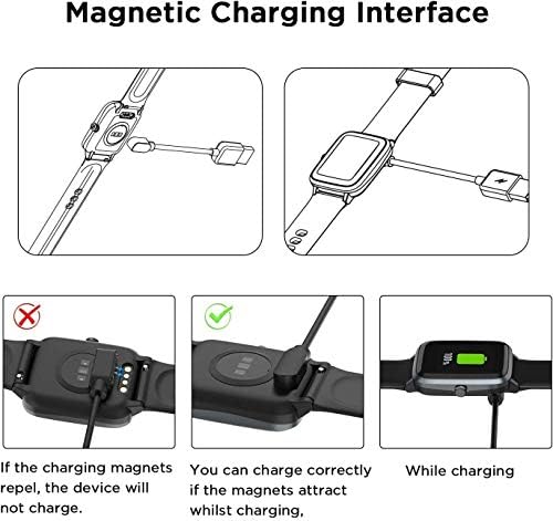 Kompatibilan sa Coucur SmartWatch punjačem, lamshaw magnetski USB punjenje kabela za zamjenu kabla kompatibilan sa Coucur Smartwatch-om