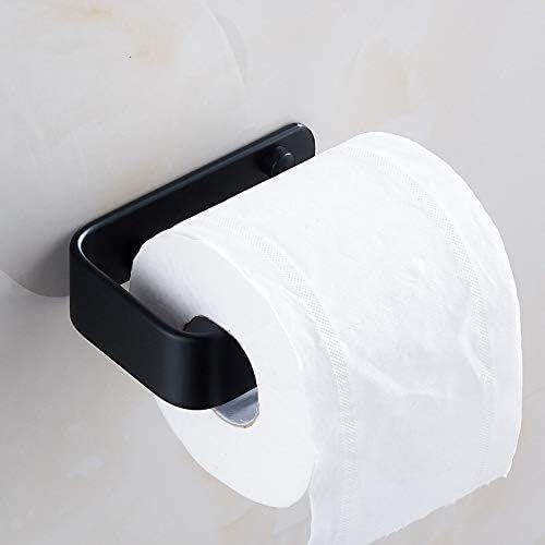 Crni držač papira Space aluminijski toaletni papir držači za ručnik WC kuhinjski kupatilo