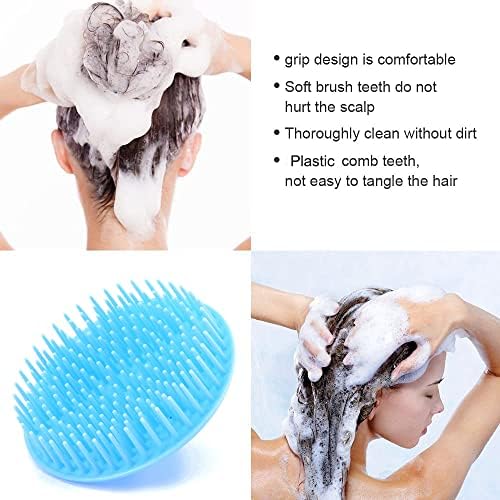 GOUCCPU 2 pakovanje kose masažer šampon šampon četka za tuš kabine za čišćenje za čišćenje masaže