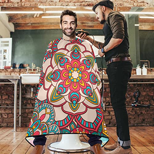 Vissunny Barber Cape Mandala uzorak poliesterska kosa salon za rezanje kose Cape pregače protiv statičke frizure