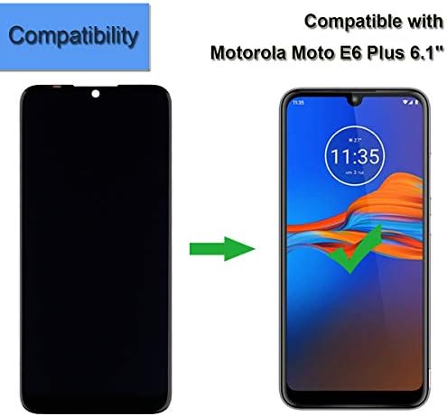 Novi LCD ekran kompatibilan sa Moto E6 Plus / E6S 2019 6.1 inčni LCD ekran osetljiv na dodir sklop sa alatima