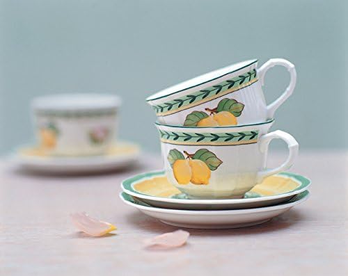Villeroy & Boch 10-2281-1270 Francuski vrt Fleurence Čaj za čaj, elegantan porculansko posuđe, paket
