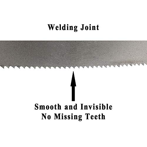 IMACHINISTIST S9212121014 M42 92-1 / 2 LONG, 1/2 Široko, 0,025 debeli bi-metal za meke nožne noževe za rezanje metala varijabilni zubi