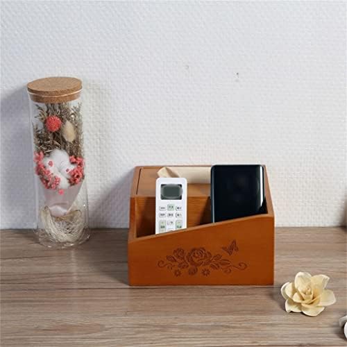 Llly drveni tkivni kutija za pohranu CADDDY za kupaonicu Vanity DESPER noćni postolje Stol za daljinsko upravljanje olovkom