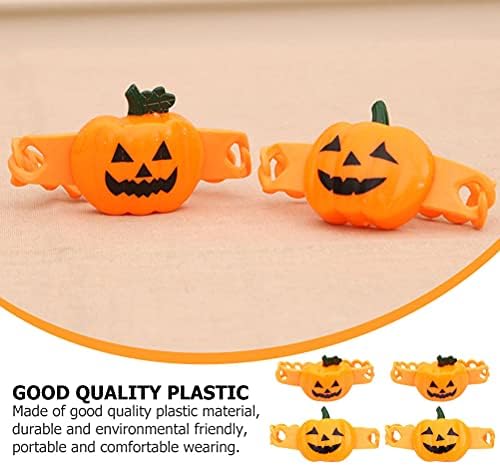 Partykindom smiješna dizajnerska dizajna za ručni pojas Creative Svjetlosne narukvice za djecu Orange Halloween