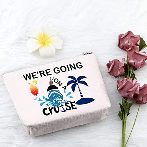 VXIDY Cruise Torba za šminkere Idemo na cruise s Trip Cosmetic torbica za odmor za odmor TOUTOR Organizator Krstarenje Porodičnim prijateljima Poklon