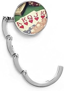Hearts Flush Poker kockanje fotografija Kuka za kuku Dekorativna kopče Sklopivi vješalica