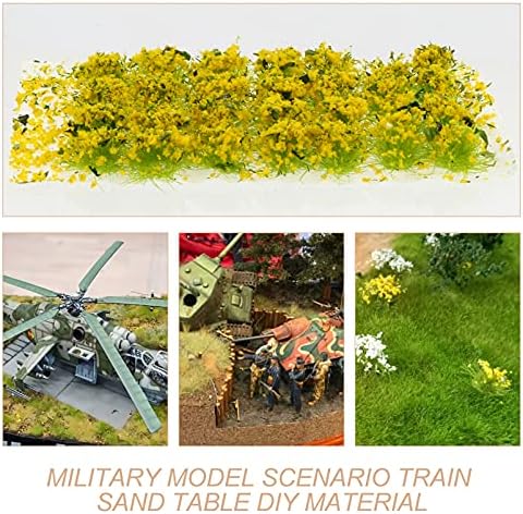 SEWACC plants Decor 3boxes modeliranje Tufts Diorama željeznički klaster cvijet Fairy Dressing Model u saksiji