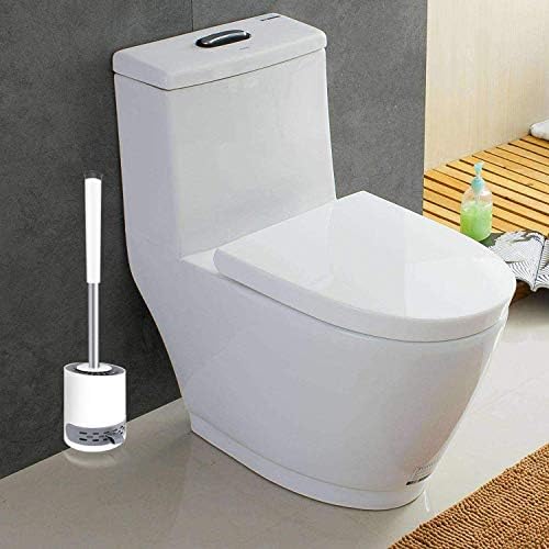 U / A EKHJP-WC četkica, silikonska toaletska četkica i držač za nosač, zidna toaletska četkica sa