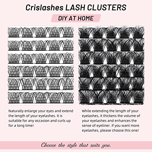 Klasteri za trepavice 78pcs Crislashes Klasteri d curl 16mm klasteri za treyelash klasteri Manga Cluster Clusters DIY klasterske produžetke trepavice za kućnu upotrebu