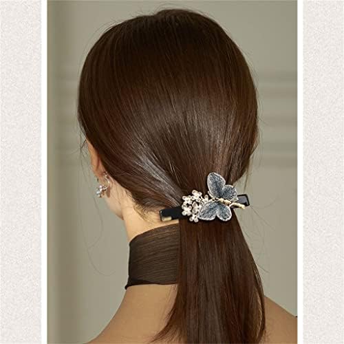 Wionc vezeni leptir cveća serije za kosu za kosu na stražnju glavu ženska headwear frizerska mama leptir proljetni isječak