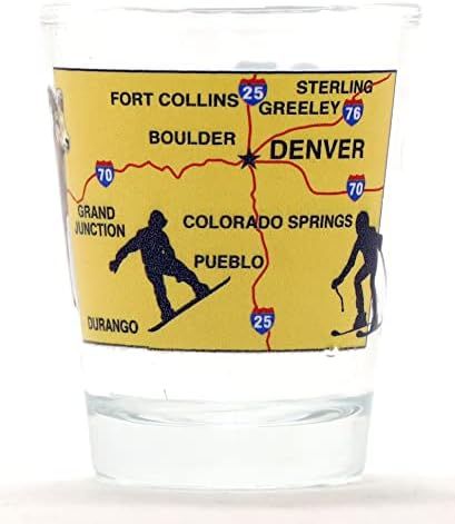 Colorado Centennial State All-American Collection Shot Glass