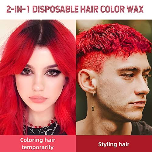 Crvena kosa vosak boja, SOVONCARE Privremeni Dye vosak prirodna frizura krema za kosu pomade za žene