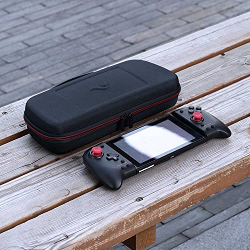 Leptir Veliki nošenje za HORI Nintendo Switch Split Pad Pro Controller, kompatibilan sa Nintendo prekidačem OLED - crno / crveno