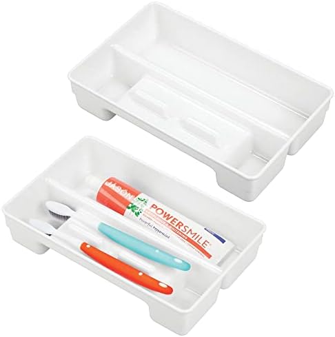 Mdesign plastični držač četkice za zube, kanta za Organizator za odlaganje kupatila, fioka, ormarić, ormar