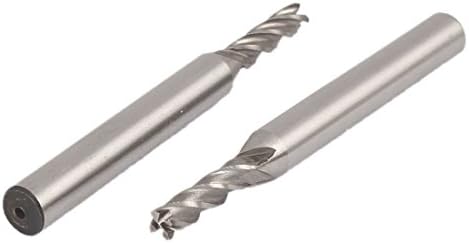 uxcell rezni prečnik 1/8 inča 4 flaute sa ravnim drškom HSS-AL End Mill ruter Bit 2 kom