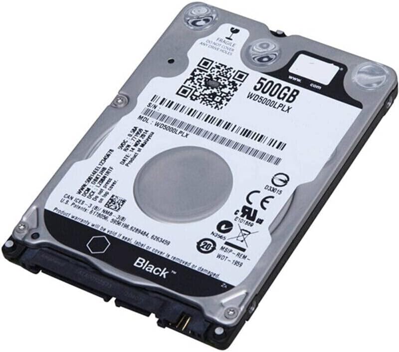 HDD za crnu 500GB 2,5 SATA 6 GB / S 32MB 7200rpm za unutarnji tvrdi disk za tvrdi disk za notebook za WD5000LPLX