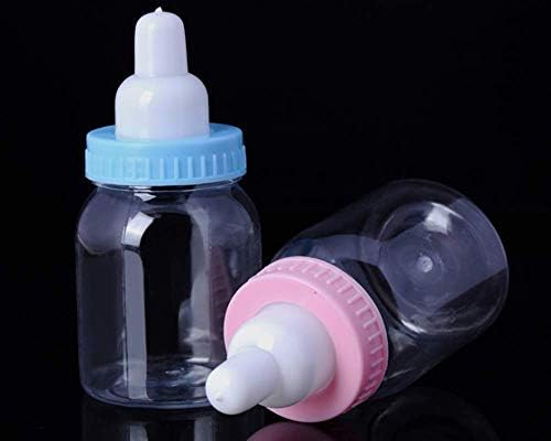 Tesco Store 3,5 Plastična boca za mlijeko za djecu, mini plastični bombonski boca (ružičasta)