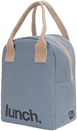 Fluf Zipper torba za ručak | platnena kutija za ručak za višekratnu upotrebu za žene, muškarce | djecu |torba od organskog pamuka /