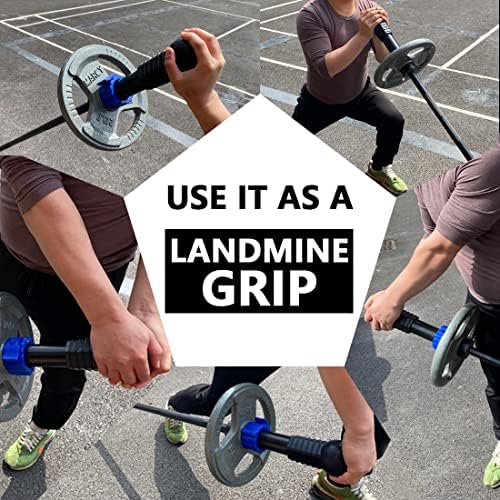 Qparvers Landmine prilog Landmine Base - pretvorite bilo koju površinu u nagaznu minu vježbe - prese, redova,