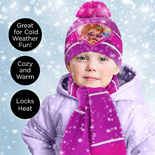 Disney djevojke za malu djecu zimski šešir i rukavice Set, Fancy Nancy Beanie za uzrast 2-4