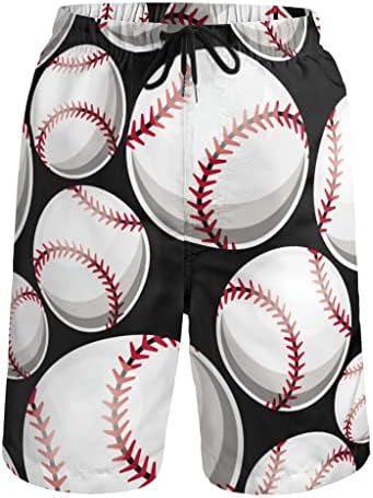 MODIYIWU bejzbol Softball grafika za dječake kupaće gaće brzo suvo kupaći kostim sa džepnom plažom kratak za 7-16 godine