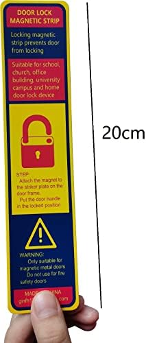 30 Paketa Magnetnih Traka Za Zaključavanje Vrata Sigurnosni Uređaji Tanke Magnetne Trake Školske Kancelarije