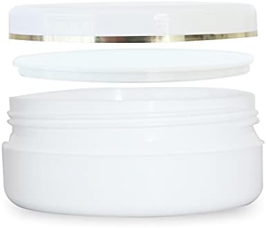 MioC bijela plastična tegla s poklopcem 50gm punjenje šminkanja kozmetičke jarse prazne krema za oči za oči balzam za lijepu losion za skladištenje kontejnera