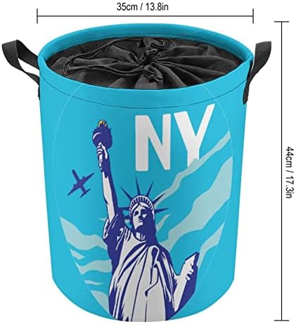Njujorška korpa za veš sa vezicama za zatvaranje veša torbe za odlaganje veša za Kućna putovanja