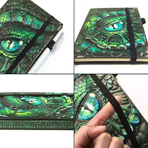 Zywjuge Dragon kože pisanje časopisa bilježnica, tamnice i zmajevi pokloni za muškarca i žene, DND