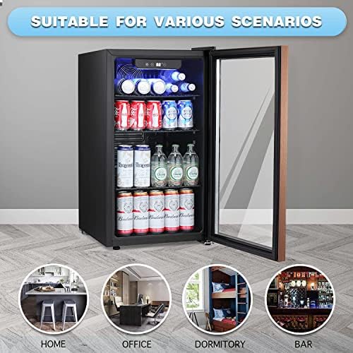 Hladnjak za piće Antarktik -120 Može li mini frižider staklena vrata za soda pivo ili vino staklena vrata malih