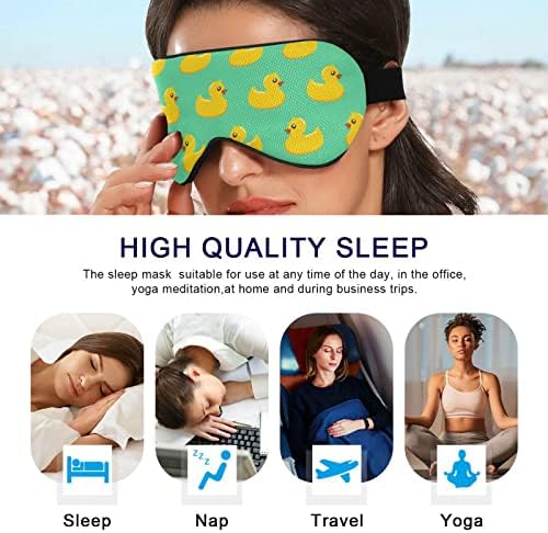 Unisex Sleep maska ​​za mojnu zabavu-Novelty-guma-patka noćna spavaća maska ​​Komforna pokrivača za spavanje