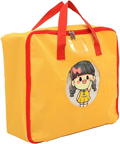 Alipis Yellow Count patentni zatvarač Krpom Duvet igračka prozora Posteljina za skladištenje torbice TOTE TOTE Sklopivi odjeća za domaćinstvo Odjeća s prostorom za dječji pokrivač za čišćenje